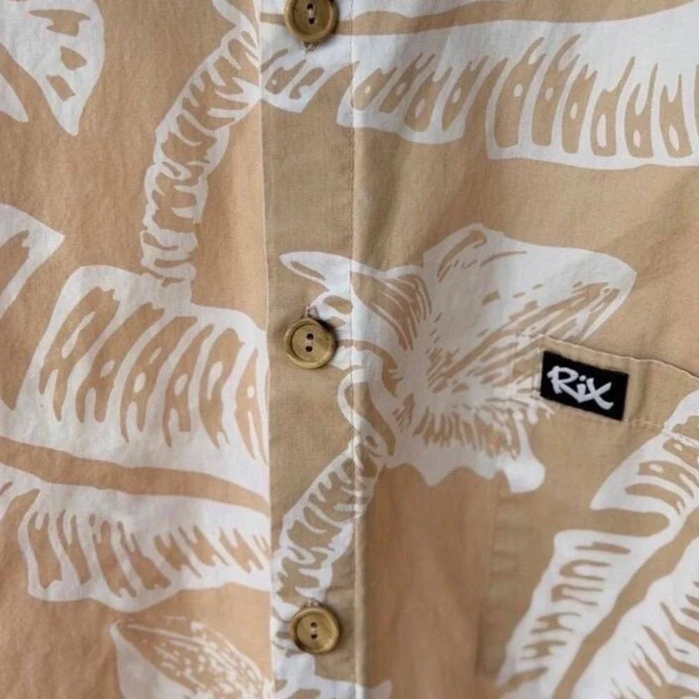 Tropical Rix Hawaii Button-Up Shirt Size XL